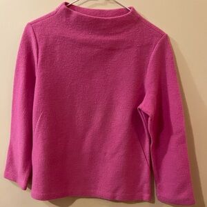 Ann Taylor Vibrant Pink Wool Sweater